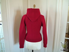 L'il Red Riding Hoodie rear view 