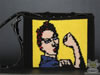Rosie the Riveter bag with handle by Lori